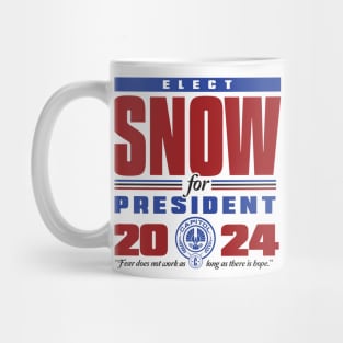 Snow for President 2024 Mug